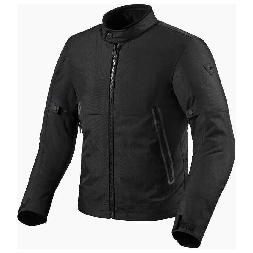 Revit Shade H2O Textile Jacket Black - front view