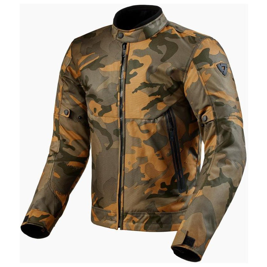 Revit Shade H2O Textile Jacket Camo Breen - front view