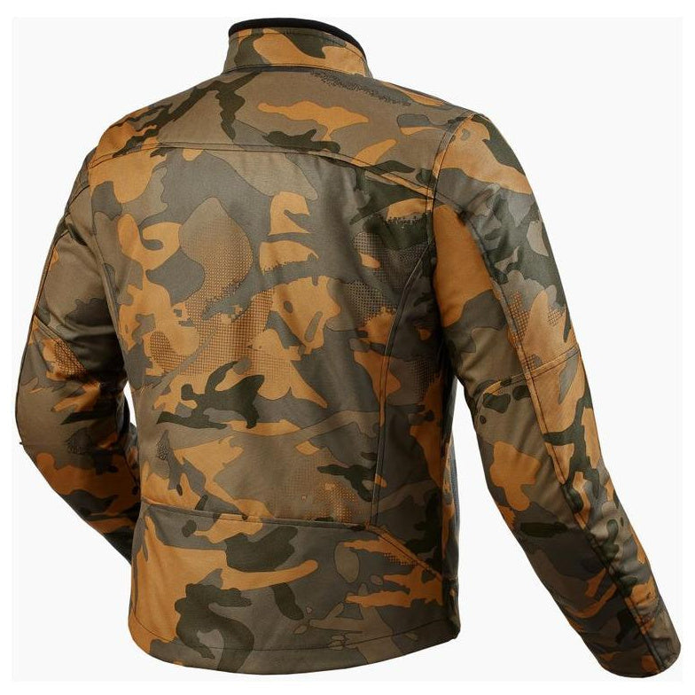 Revit Shade H2O Textile Jacket Camo Breen - rear view