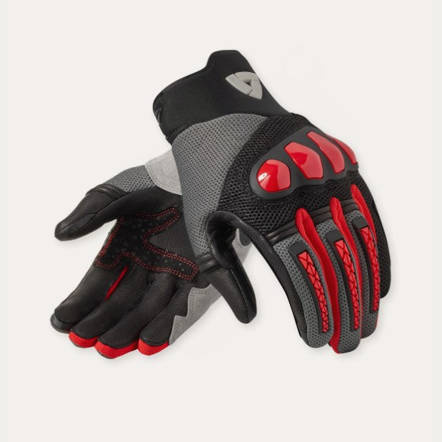 Revit Speedart Air Mesh Textile Gloves Grey / Red