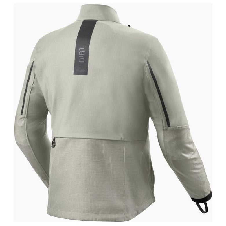 Revit Surface Textile Jacket Light Grey, rear view