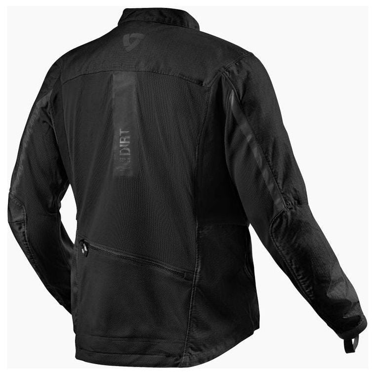 Revit Territory Textile Jacket Black, rear view