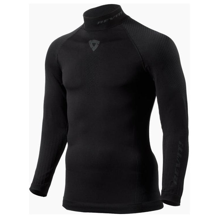 Revit Thermic Long Sleeves Base Layer Top Black, front view