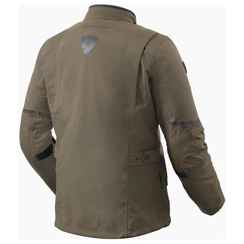 Revit Trench 2 Gore-Tex Jacket Black / Olive, rear view
