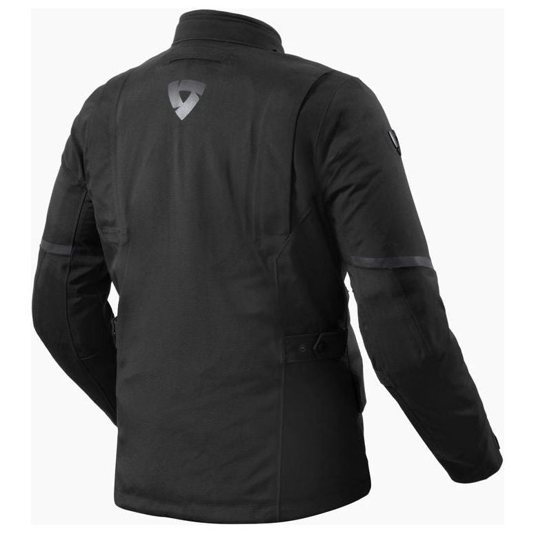 Revit Trench 2 Gore-Tex Jacket Black, rear view