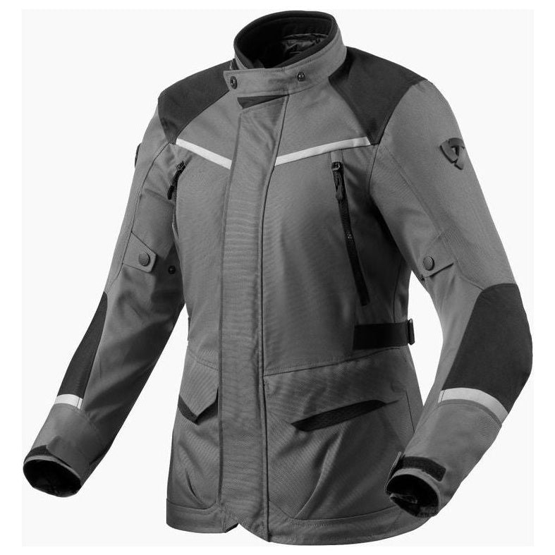 Revit Voltiac 3 H2O Ladies Textile Jacket Grey / Black, front view