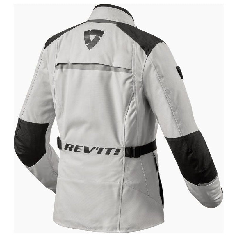Revit Voltiac 3 H2O Ladies Textile Jacket Silver / Black, rear view