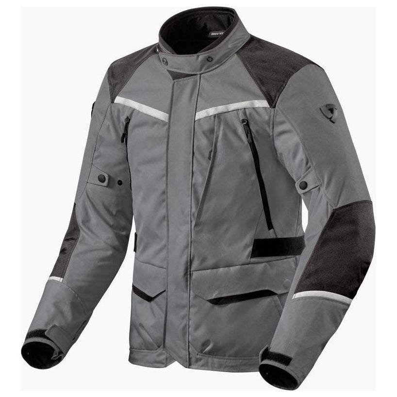 Revit Voltiac 3 H2O Textile Jacket Grey / Black, front view