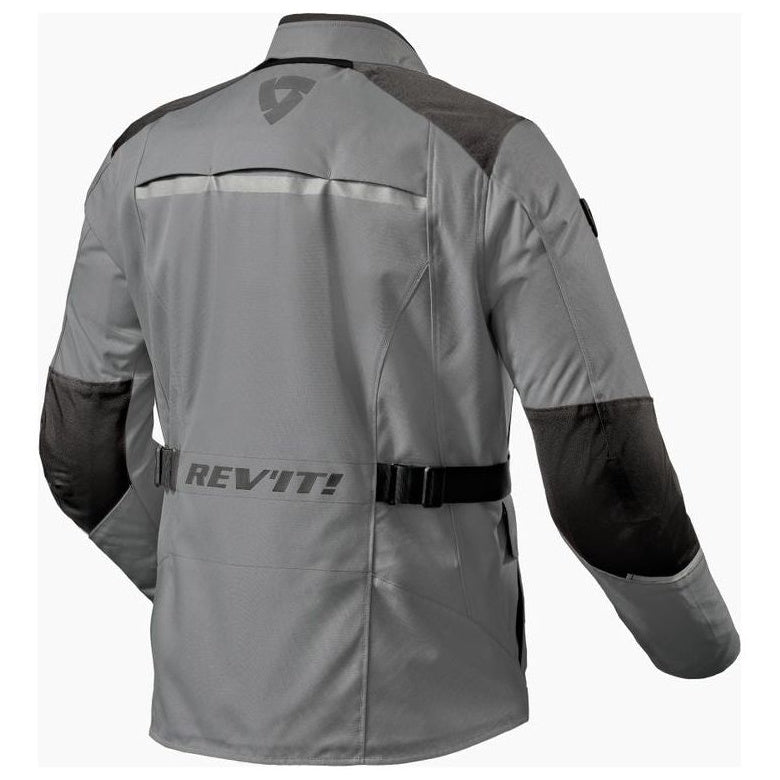 Revit Voltiac 3 H2O Textile Jacket Grey / Black, rear view