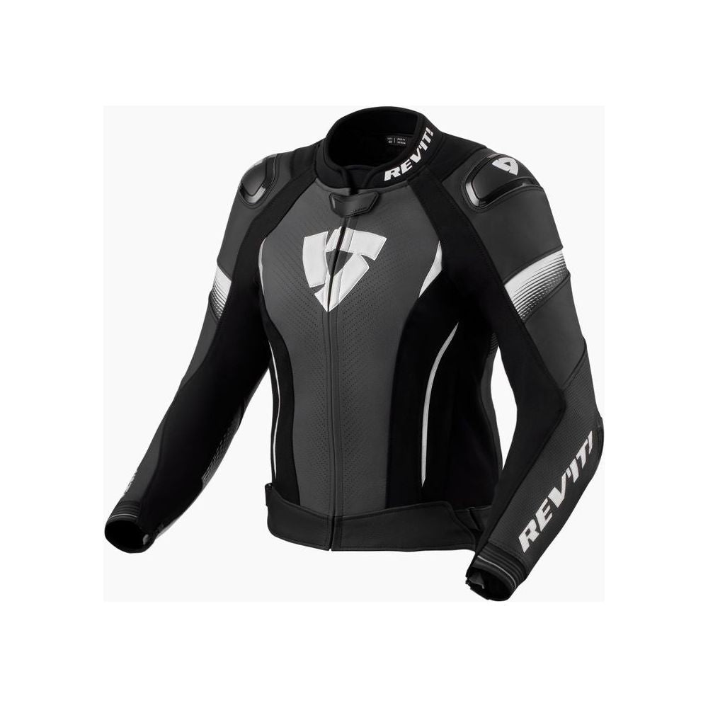 Revit Xena 4 Pro Ladies Leather Jacket Black / White