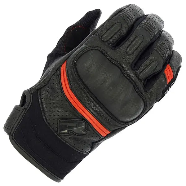 Richa Protect Summer 2 Leather Gloves Black / Red FREE UK Delivery, FREE 365 Day Returns | Moto Central