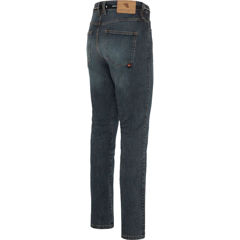 Riding Culture Straight Fit Denim Jeans Washed Blue