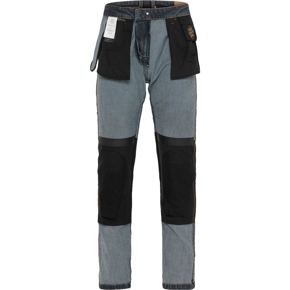 Riding Culture Straight Fit Denim Jeans Washed Blue