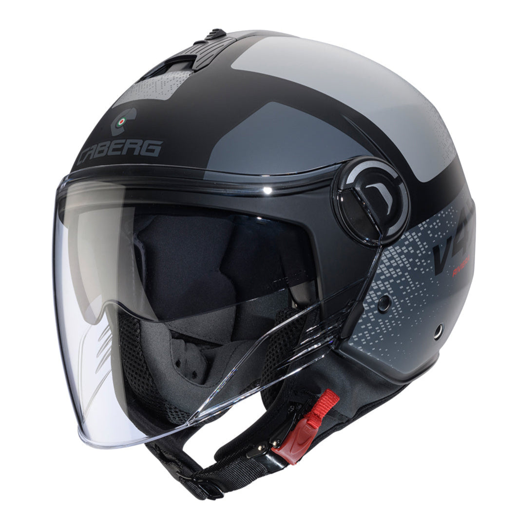 Caberg Riviera V4X Alpha Matt Black / Anthracite / Grey