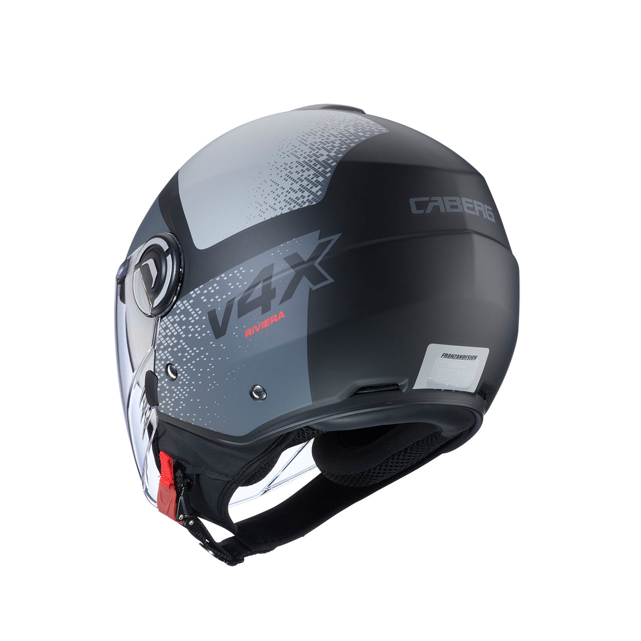 Caberg Riviera V4X Alpha Matt Black / Anthracite / Grey