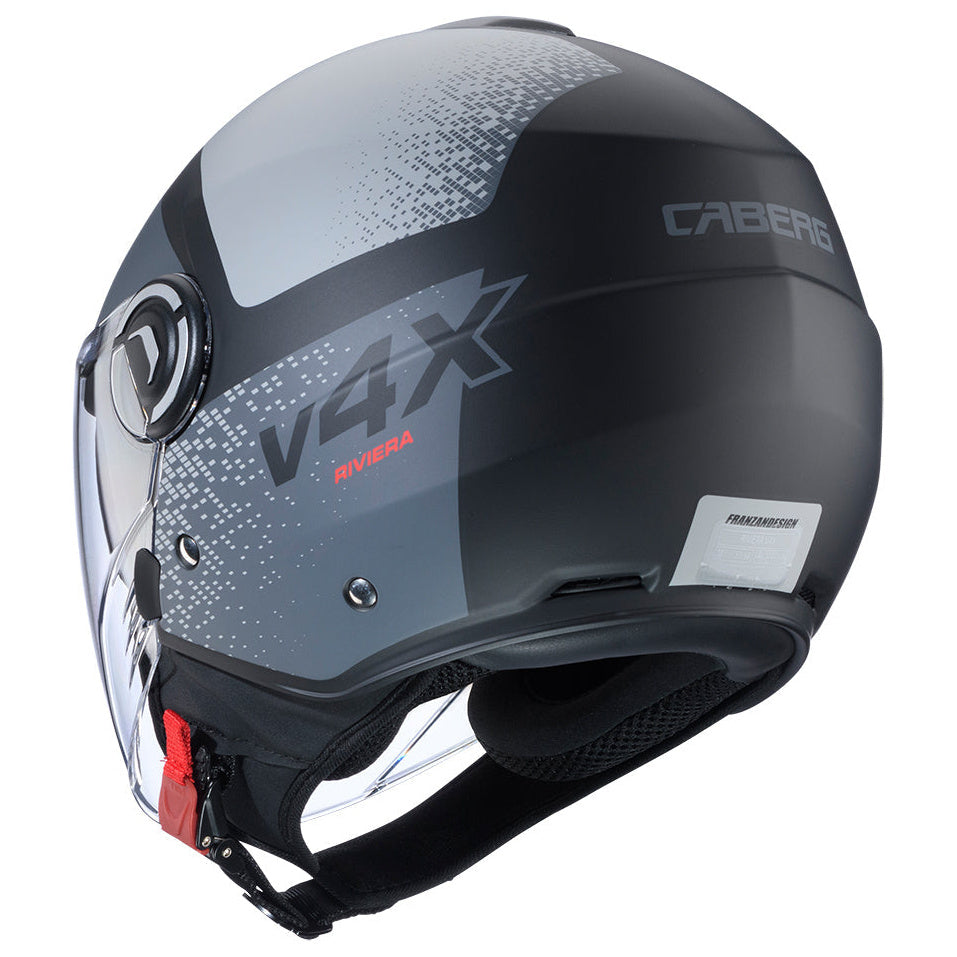 Caberg Riviera V4X Alpha Matt Black / Anthracite / Grey - additional product view