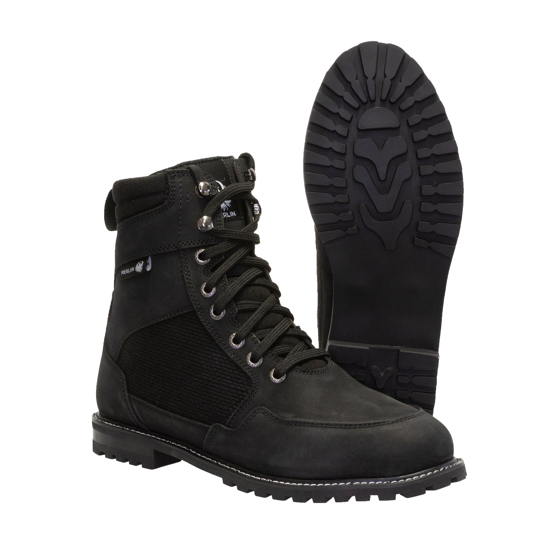 Merlin Rockwell D3O Waterproof Boots Black FREE UK Delivery, FREE 365 Day Returns | Moto Central