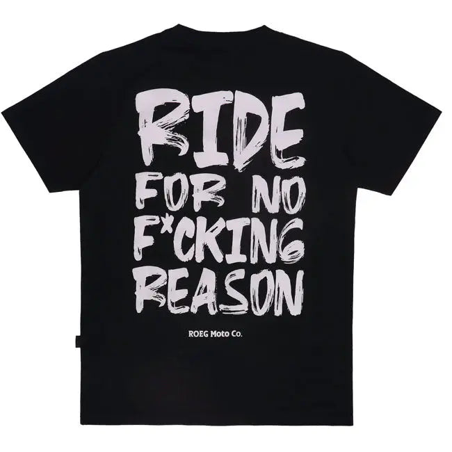 Roeg Kane Plain T-Shirt Black FREE UK Delivery, FREE 365 Day Returns | Moto Central