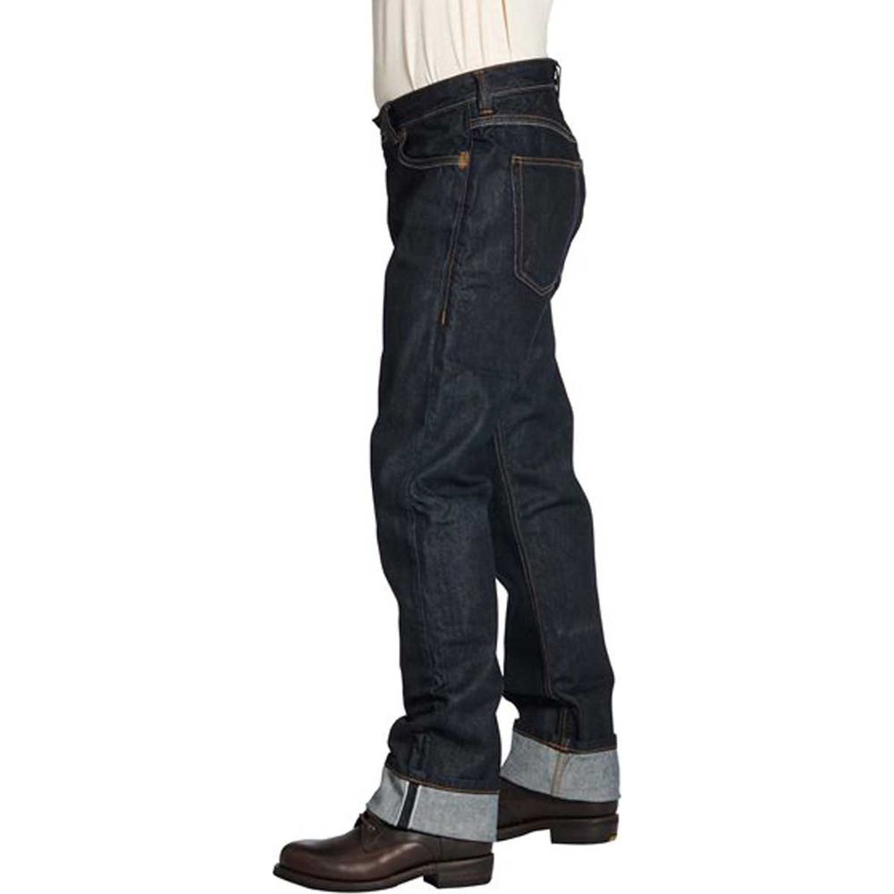 Rokker Original Raw Denim Jeans Selvedge Black