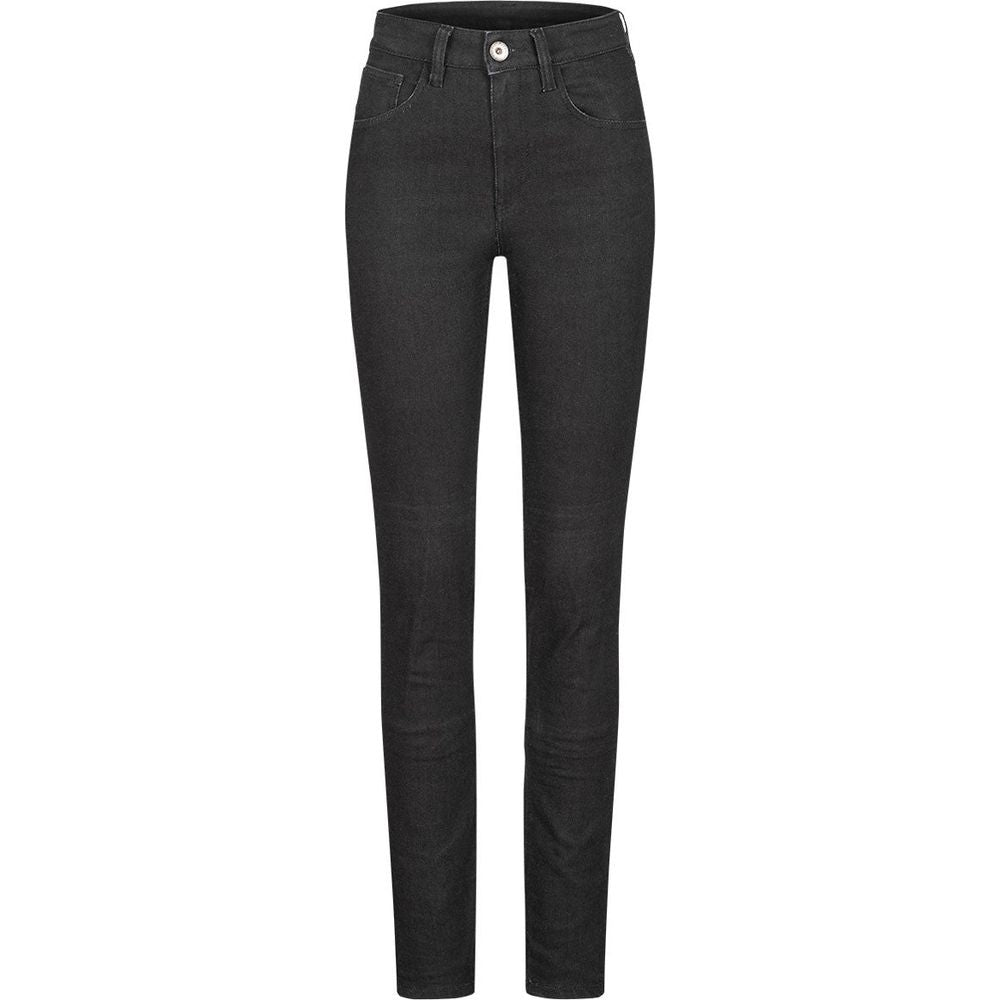 Rokker Rokkertech Ladies High Waist Denim Jeans Black