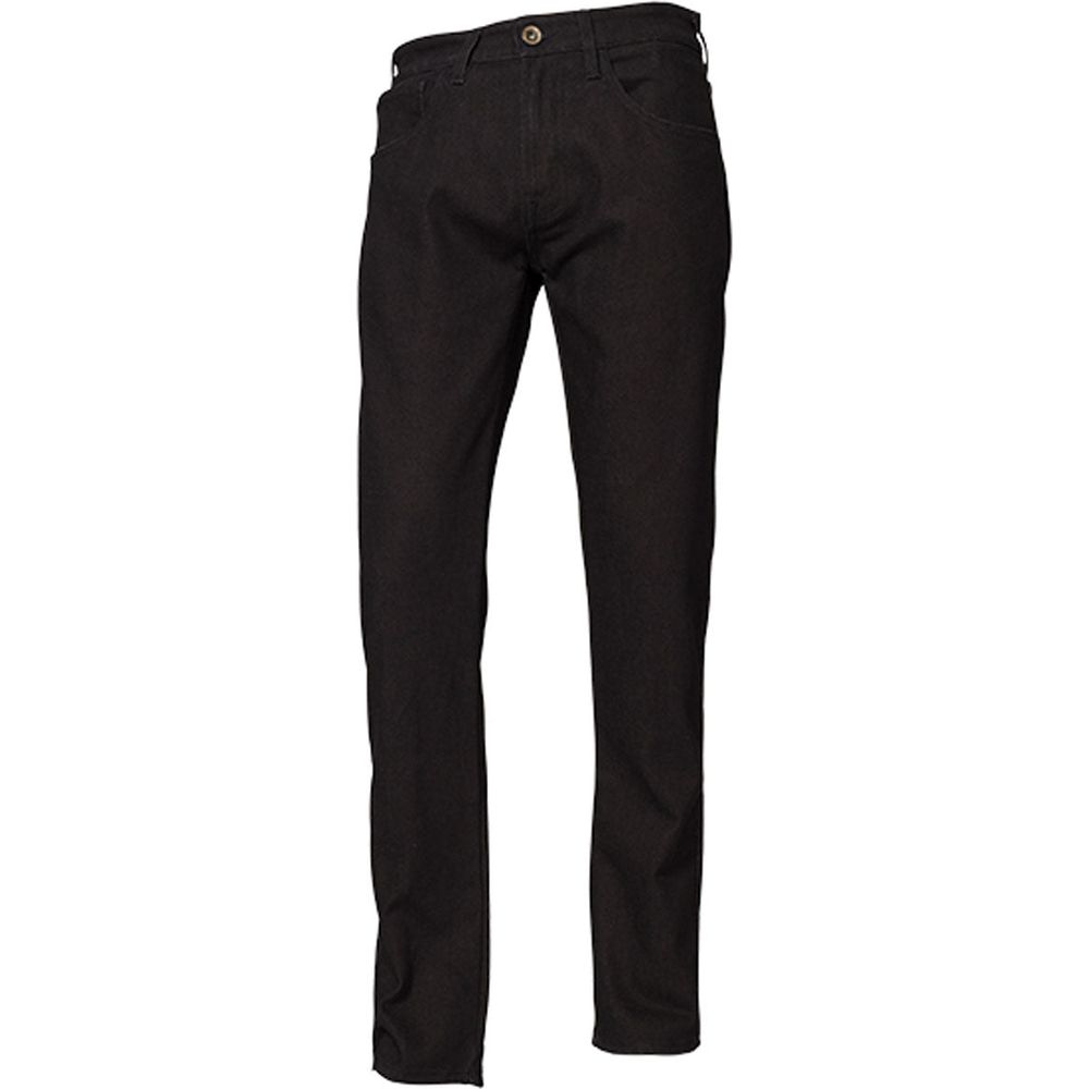 Rokker Rokkertech Tapered Slim Fit Denim Jeans Black / Black