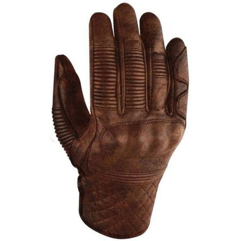 Rokker Tucson Leather Gloves Brown