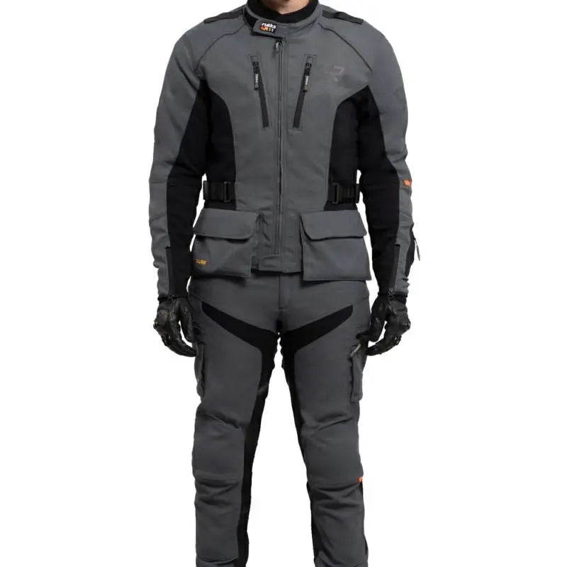 Rukka Air Vihti Textile Jacket Grey  - FREE UK Shipping, FREE 365 Day Returns | Moto Central