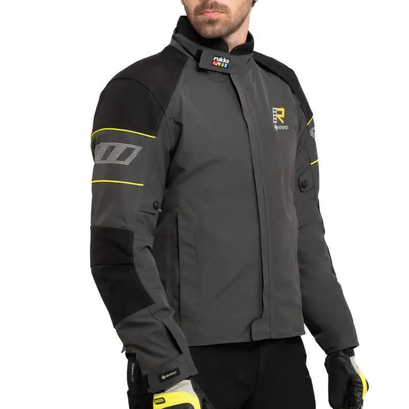 Rukka Kalix 3.0 Textile Jacket Grey  - FREE UK Shipping, FREE 365 Day Returns | Moto Central