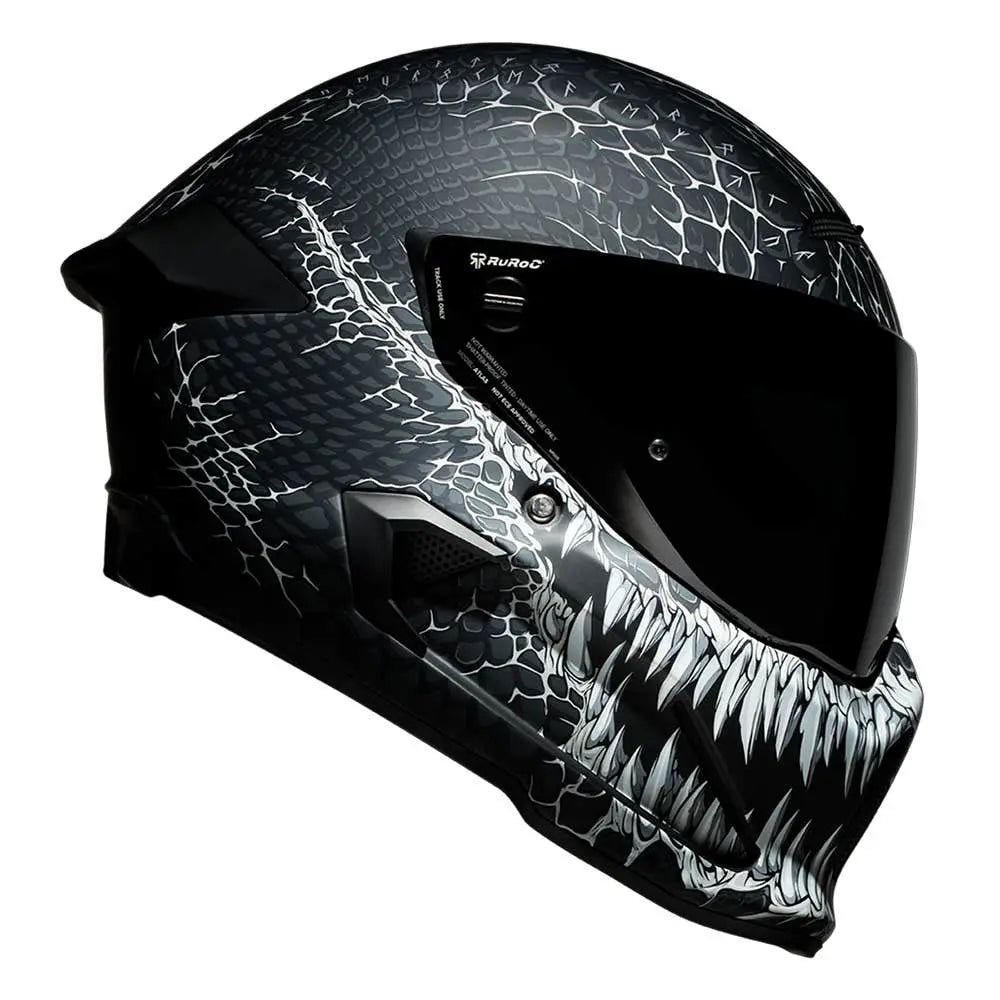 Ruroc AT4.0 Carbon Jormungandr FREE UK Delivery, FREE 365 Day Returns | Moto Central