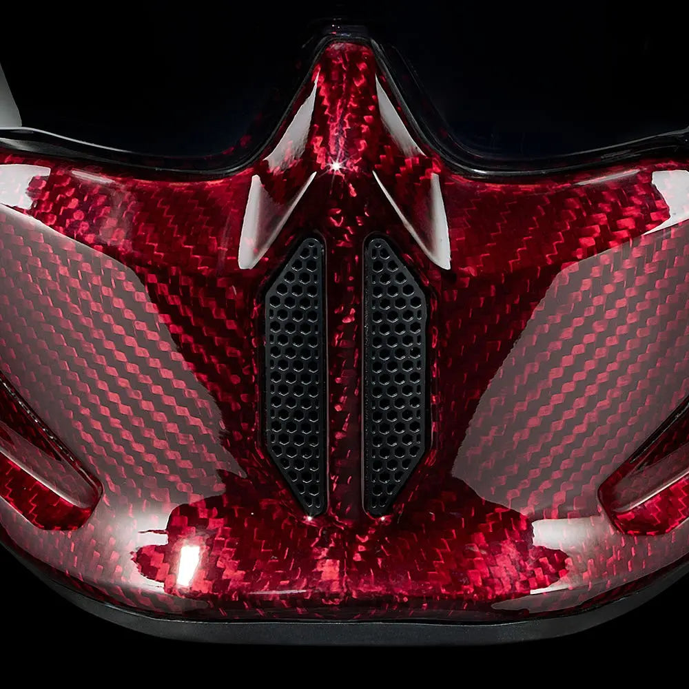 Ruroc AT4.0 Carbon Ruby Carbon FREE UK Delivery, FREE 365 Day Returns | Moto Central