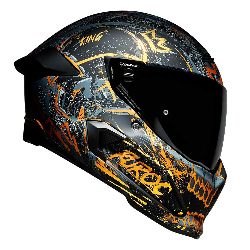 Ruroc AT4.0 Carbon Street King FREE UK Delivery, FREE 365 Day Returns | Moto Central