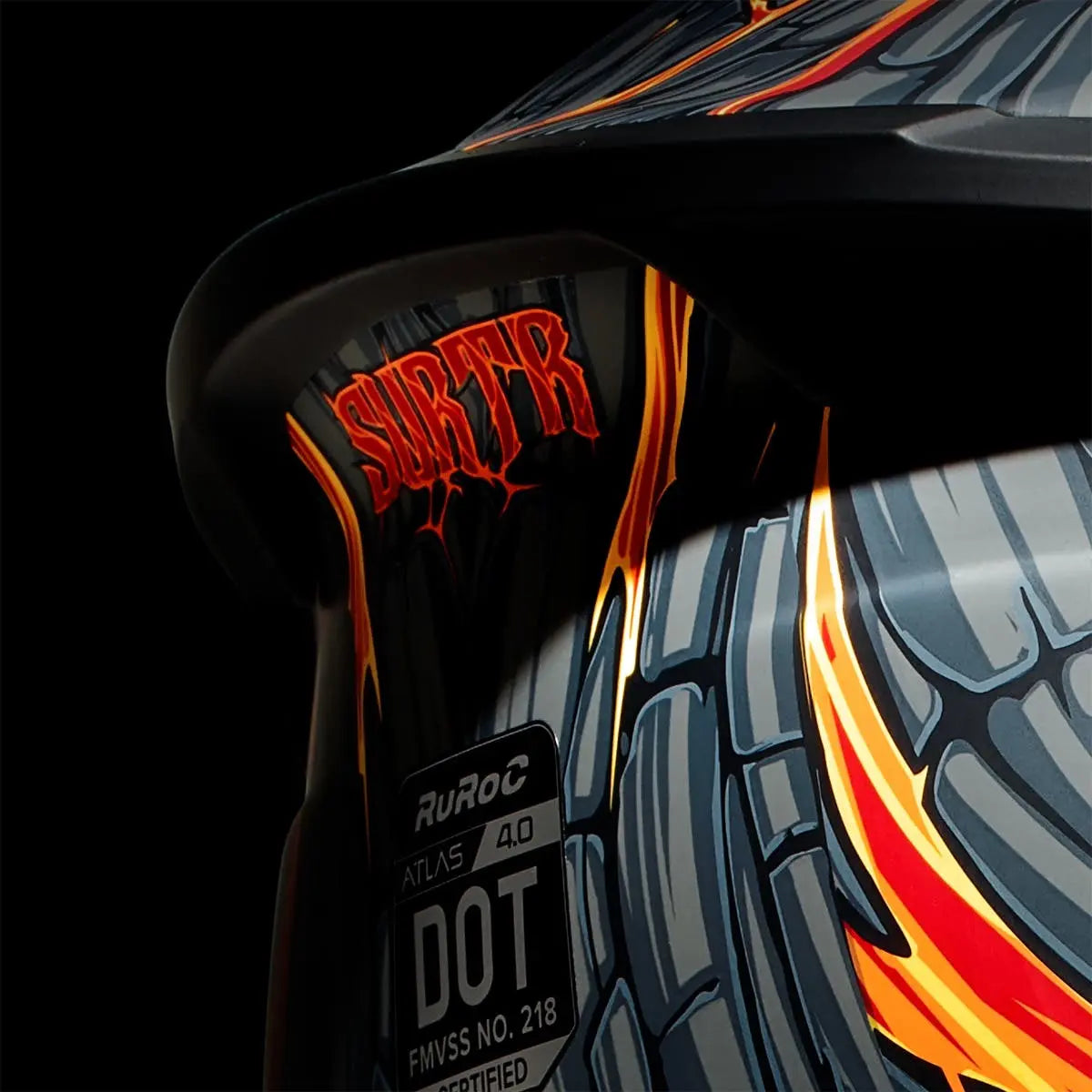 Ruroc AT4.0 Carbon Surtr FREE UK Delivery, FREE 365 Day Returns | Moto Central