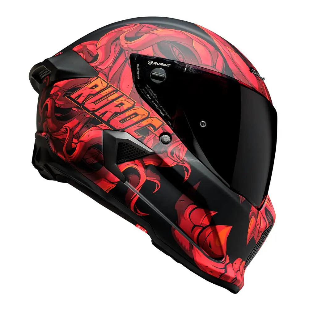 Ruroc AT4.0 Street El Diablo FREE UK Delivery, FREE 365 Day Returns | Moto Central
