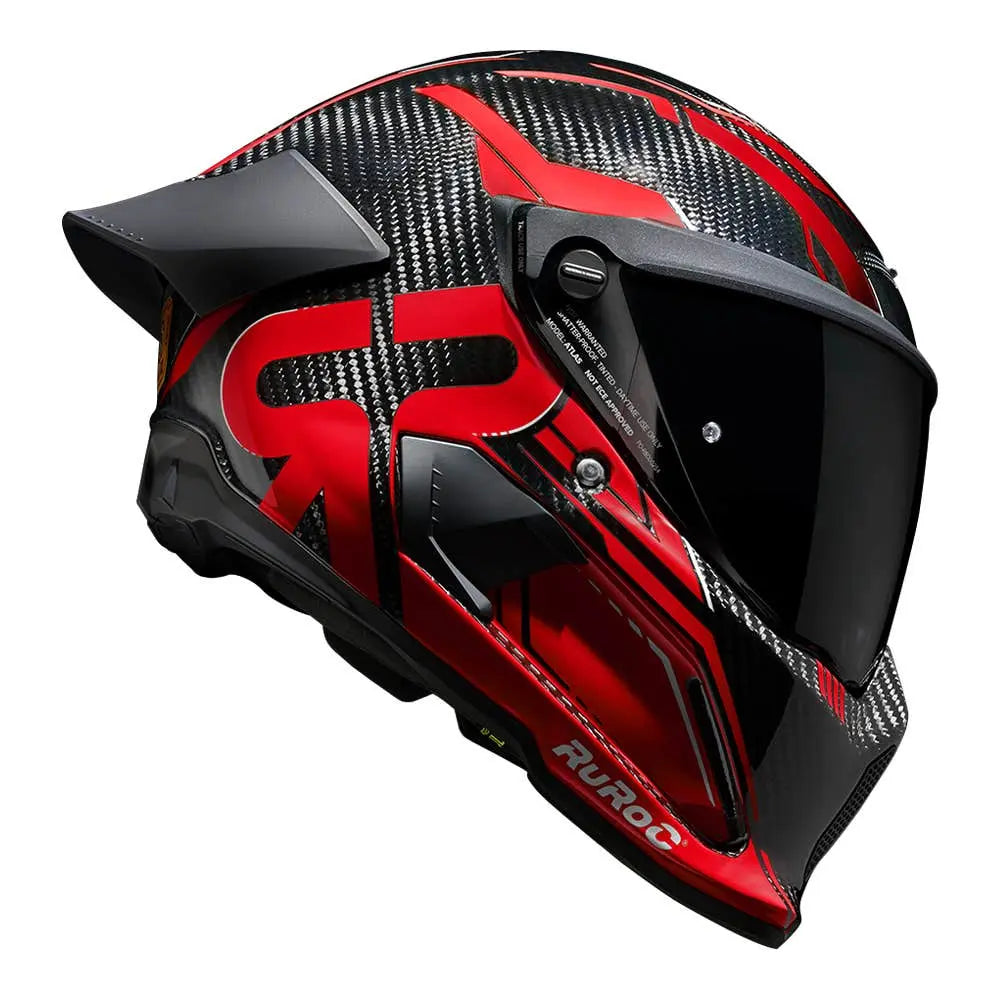 Ruroc AT4.0 Track Inferno Red FREE UK Delivery, FREE 365 Day Returns | Moto Central