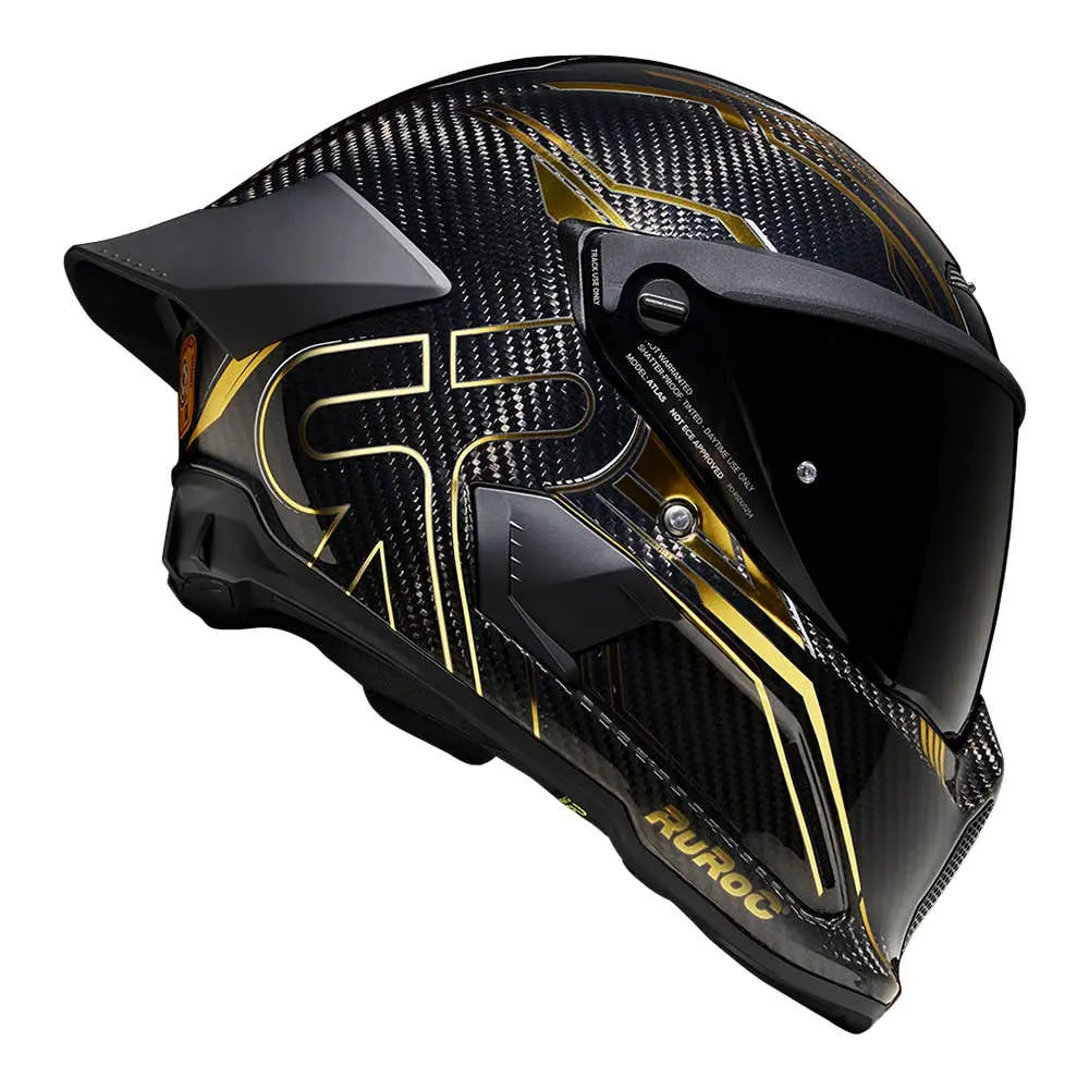 Ruroc AT4.0 Track Titan Gold FREE UK Delivery, FREE 365 Day Returns | Moto Central