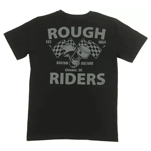 Rusty Pistons Gabbs T-Shirt Black — rear product view