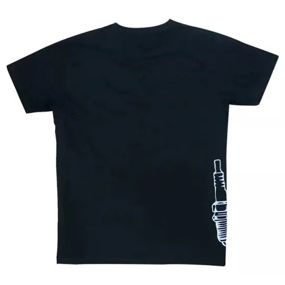 Rusty Pistons Garage T-Shirt Black — rear product view
