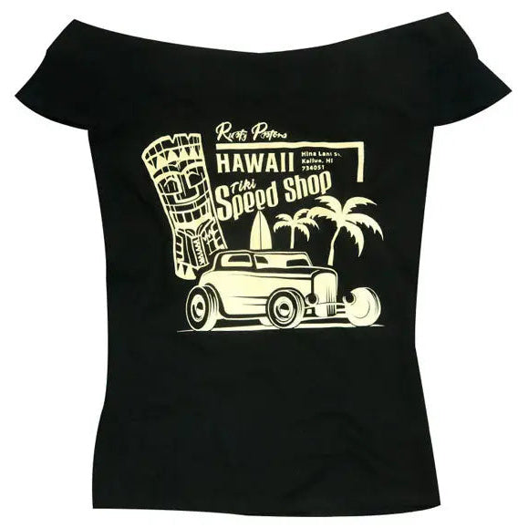 Rusty Pistons Hawaii Ladies T-Shirt — front product view