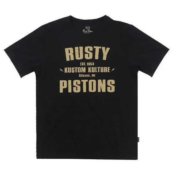 Rusty Pistons Irwindale T-Shirt Black — front product view