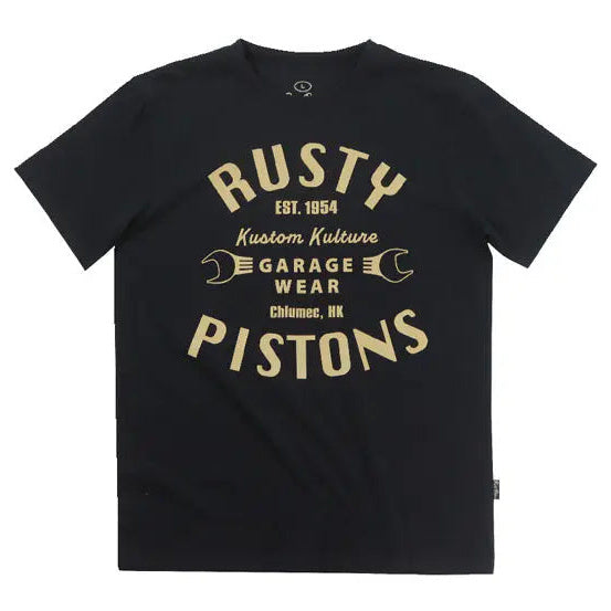 Rusty Pistons Vista T-Shirt Black — front product view