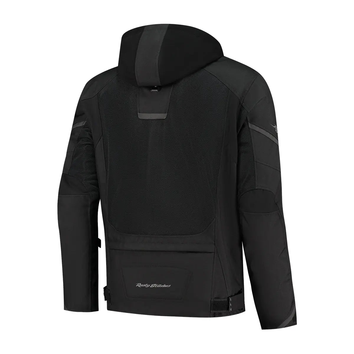 Rusty Stitches Carlo Textile Jacket Black - FREE UK Shipping, FREE 365 Day Returns | Moto Central