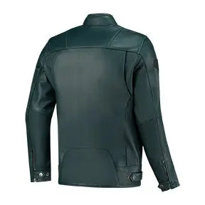 Rusty Stitches Dorian Leather Jacket Dark Petrol - FREE UK Shipping, FREE 365 Day Returns | Moto Central