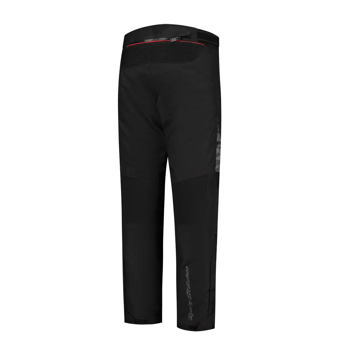 Rusty Stitches Hugo Textile Trouser Black / Pixel / Red - FREE UK Shipping, FREE 365 Day Returns | Moto Central