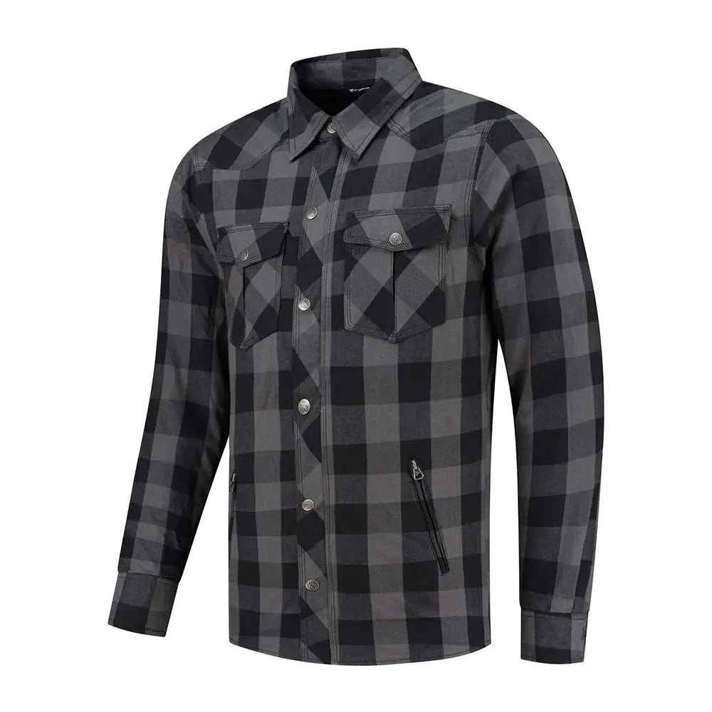 Rusty Stitches Neil V2 Textile Jacket Grey / Black - FREE UK Shipping, FREE 365 Day Returns | Moto Central