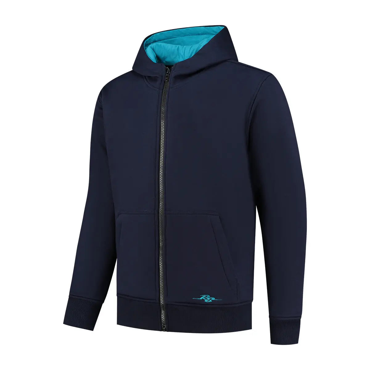 Rusty Stitches Peter Textile Jacket Navy - FREE UK Shipping, FREE 365 Day Returns | Moto Central