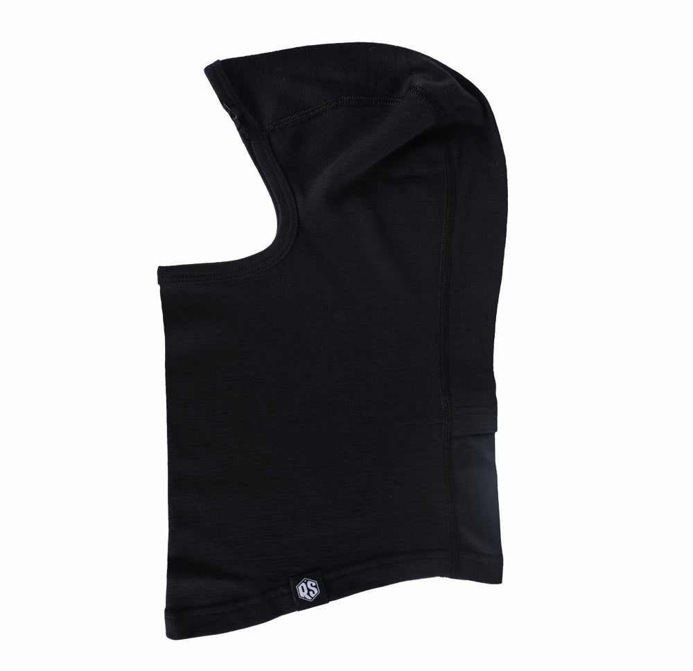 Rusty Stitches Merino 200 Balaclava Black - FREE UK Delivery, FREE 365 Day Returns | Moto Central