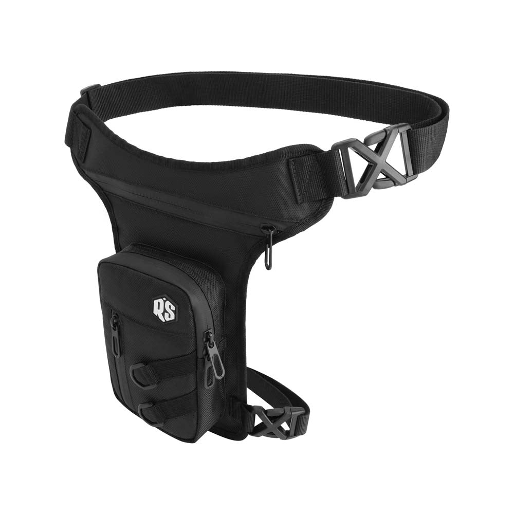 Rusty Stitches Andy Bag Black - FREE UK Delivery, FREE 365 Day Returns | Moto Central