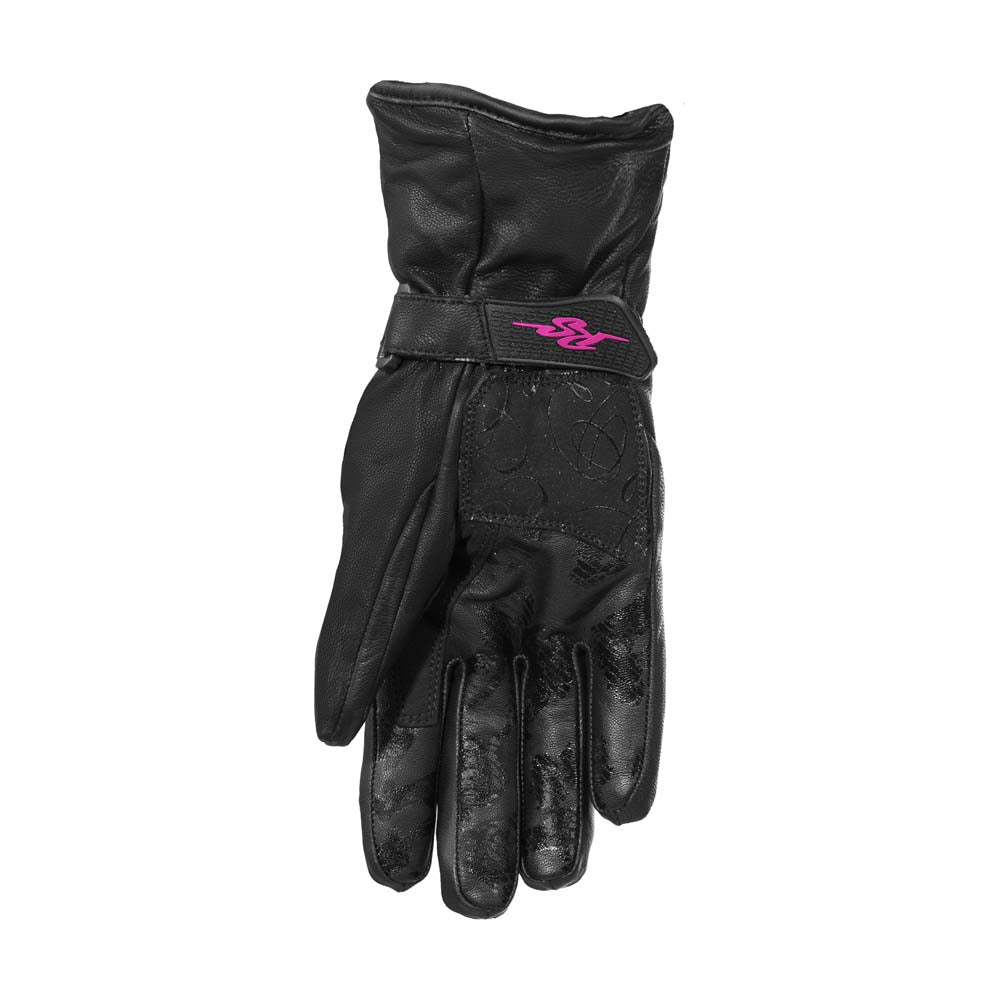 Rusty Stitches Bianca Ladies Leather Gloves Black - FREE UK Delivery, FREE 365 Day Returns | Moto Central