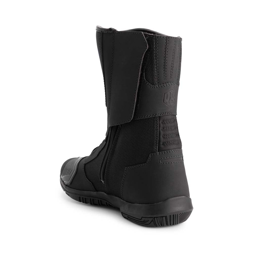 Rusty Stitches Bobby V2 Boots Black - FREE UK Delivery, FREE 365 Day Returns | Moto Central