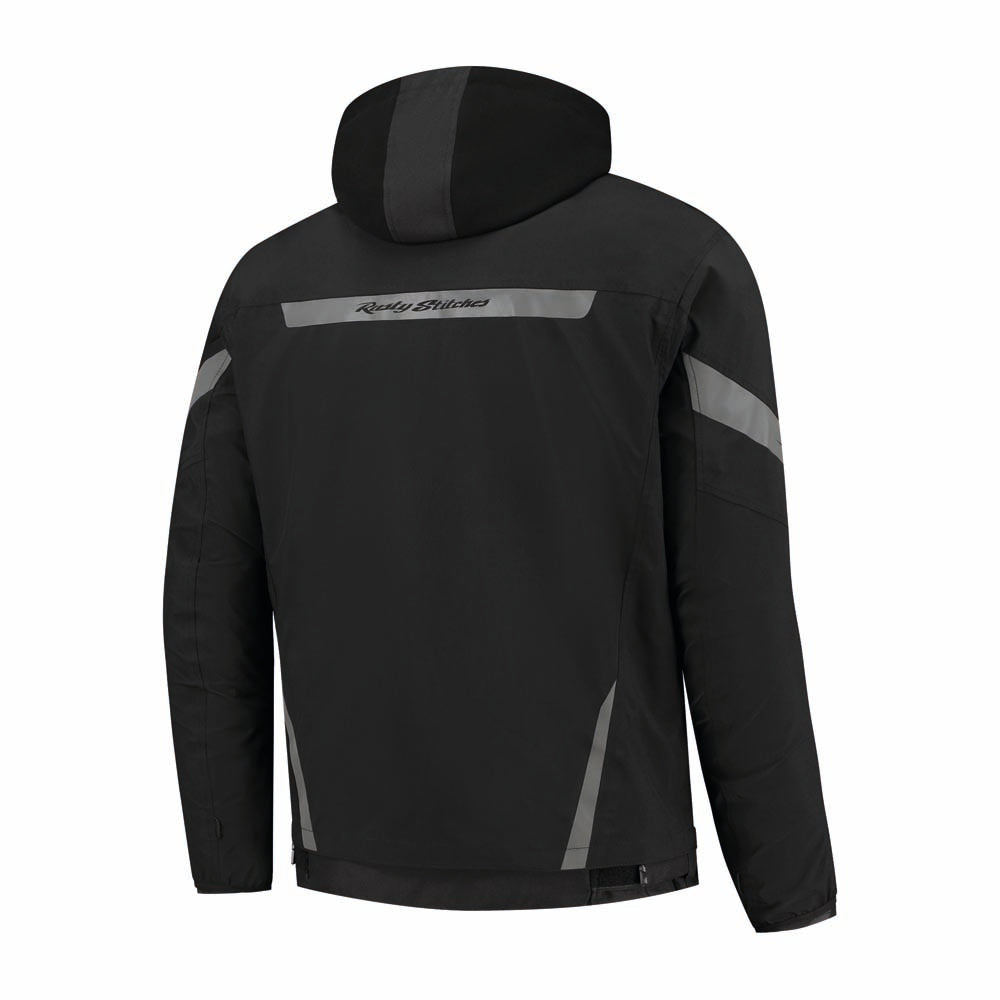 Rusty Stitches Carlo Textile Jacket Black - FREE UK Delivery, FREE 365 Day Returns | Moto Central